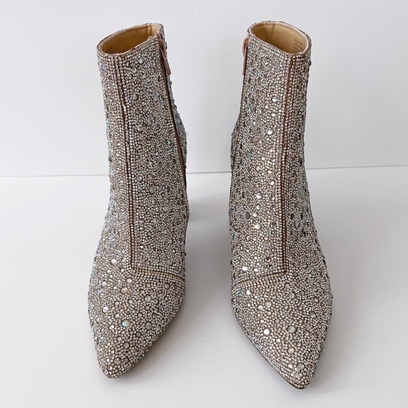 Betsey Johnson Candy Rhinestone Booties - Picture 4 of 10